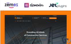 Brickmols - Responsive Construction & Architecture Company WordPress Theme