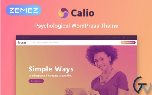 Calio Psychology Multipurpose Modern Elementor WordPress Theme