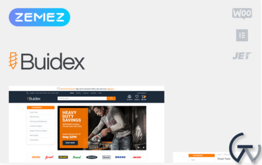 Buidex Tools ECommerce Classic Elementor WooCommerce Theme