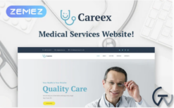 Careex - Family Doctor Elementor WordPress Theme