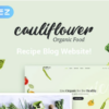 Cauliflower Organic Food Blog Elementor WordPress Theme