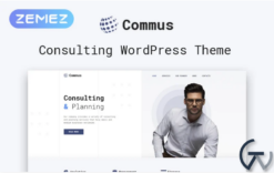 Commus - Business Multipurpose Minimal Elementor WordPress Theme
