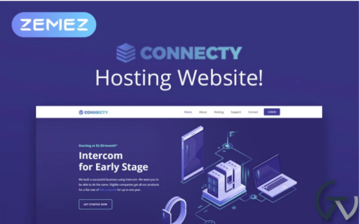 Connecty Hosting Elementor WordPress Theme