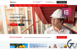 Constico - Construction Elementor WordPress Theme