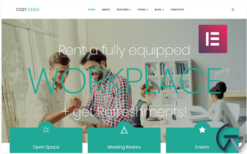 Cozy Desks - Coworking Elementor WordPress Theme