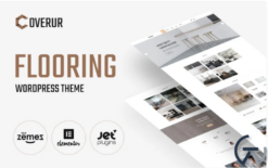 Coverur - Flooring Company Multipurpose Minimal Elementor WordPress Theme