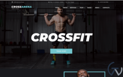 Cross Arena - Crossfit Studio Elementor WordPress Theme