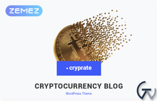 Cryprate Cryptocurrency Blog Elementor WordPress Theme