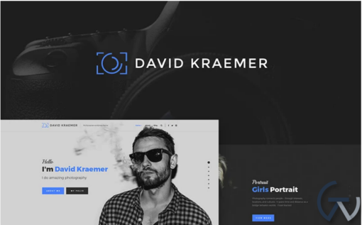 David Kraemar Photographer WordPress Theme