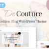 De Couture Fancy Fashion Beauty Blog WordPress Theme