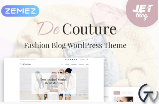 De Couture Fancy Fashion Beauty Blog WordPress Theme