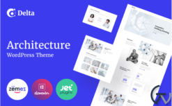 Delta - Architecture Minimal Elementor WordPress Theme