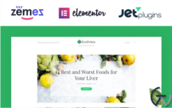 EcoDex - Fresh Food Blog Website For Healthy Lifestyle WordPress Theme