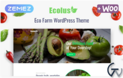 Ecolus - Organic Food Delivery ECommerce Modern Elementor WordPress Theme