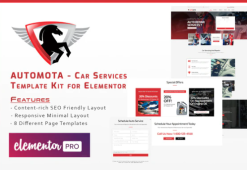 Automota - Car Repair Services Template Kit