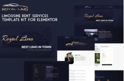 Royal Limo - Limousine Rent Services Template Kit