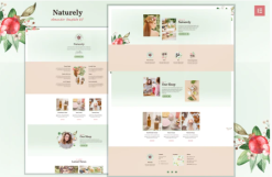 Naturely - Natural Cosmetics & Beauty Template Kit
