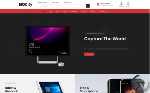 Elocity Electronics Store WooCommerce Theme
