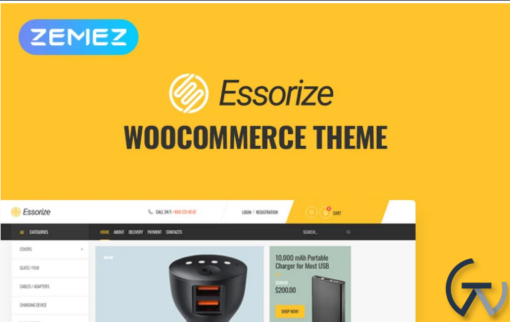 Essorize Electronics ECommerce Classic Elementor WooCommerce Theme