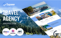 Expanor - Travel Agency Multipurpose Modern Elementor WordPress Theme