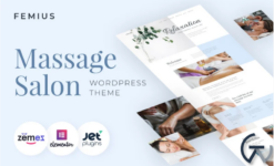 Femius - Massage Salon Ready-to-Use Minimal Elementor WordPress Theme