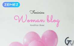 Feminine - Woman Blog Elementor WordPress Theme