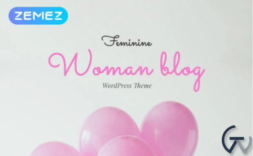 Feminine Woman Blog Elementor WordPress Theme