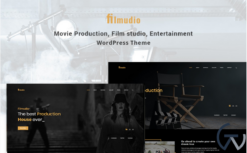 Filmudio - Movie Production, Film studio, Creative & Entertainment WordPress Theme