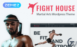 Fight House - Brutal Martial Arts Club WordPress Theme