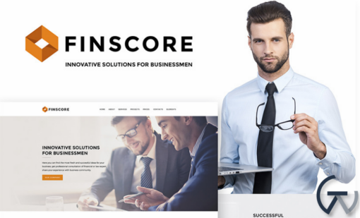 Finscore Consulting Responsive WordPress Theme