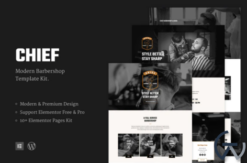 Chief - Modern Barbershop Template Kit
