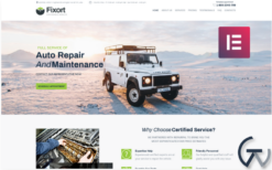 Fixort - Car Repair Service Elementor WordPress Theme