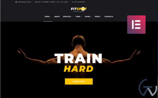 FitSpot Fitness Studio Elementor WordPress Theme