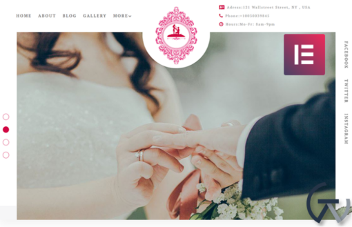 ForeverLove Wedding Landing Elementor WordPress Theme