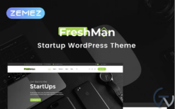Freshmen - Startup Company Elementor WordPress Theme