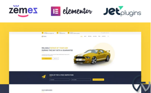 Fraks Car Repair Multipurpose Classic Elementor WordPress Theme