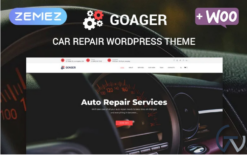 Goager - Auto Repair ECommerce Modern Elementor WordPress Theme