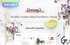 Greenyâ€™s - Healthy Fashion Elementor WordPress Theme