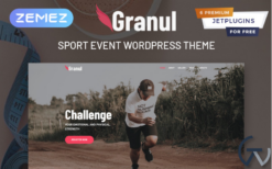 Granul - Sport Event Multipurpose Modern Elementor WordPress Theme
