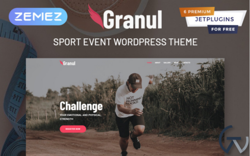 Granul Sport Event Multipurpose Modern Elementor WordPress Theme