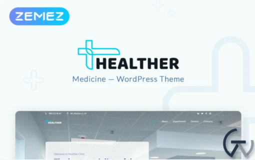 Healther Medical Services Elementor WordPress Theme