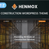 Henmox Construction Multipurpose Modern Elementor WordPress Theme