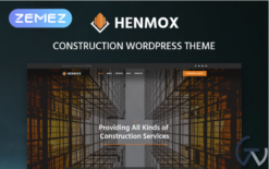 Henmox - Construction Multipurpose Modern Elementor WordPress Theme