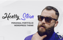 Henry Stoun - Personal Website WordPress Theme