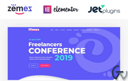 ITImex IT Conference Elementor WordPress Theme