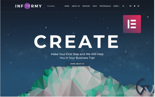 Informy Consulting Company Elementor WordPress Theme