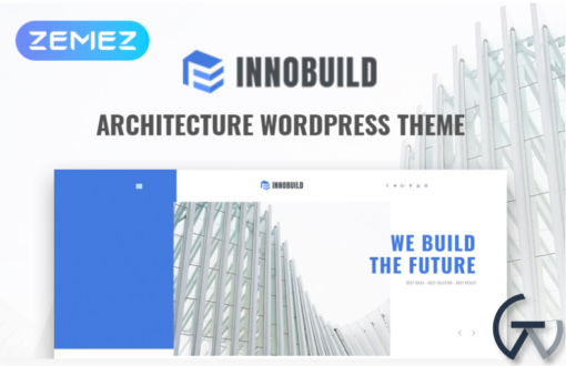 Innobuild Solid And Reliable Architecture Design WordPress Theme