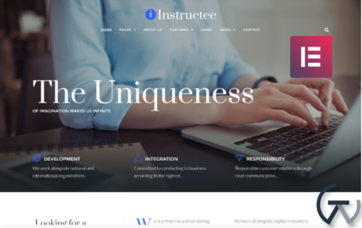 Instructee Consulting Services Elementor WordPress Theme