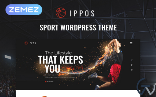 Ippos Sport Multipurpose Modern Elementor WordPress Theme