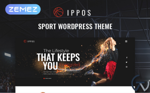 Ippos Sport Multipurpose Modern Elementor WordPress Theme 1